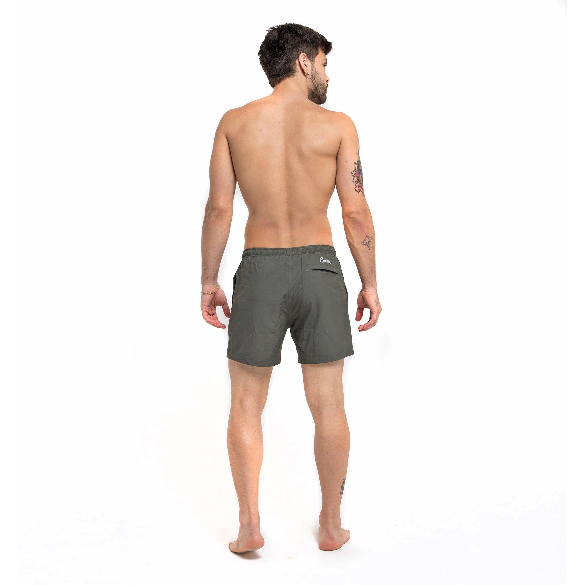 Bermies Green Pineapples Swim Trunks Male Product Image