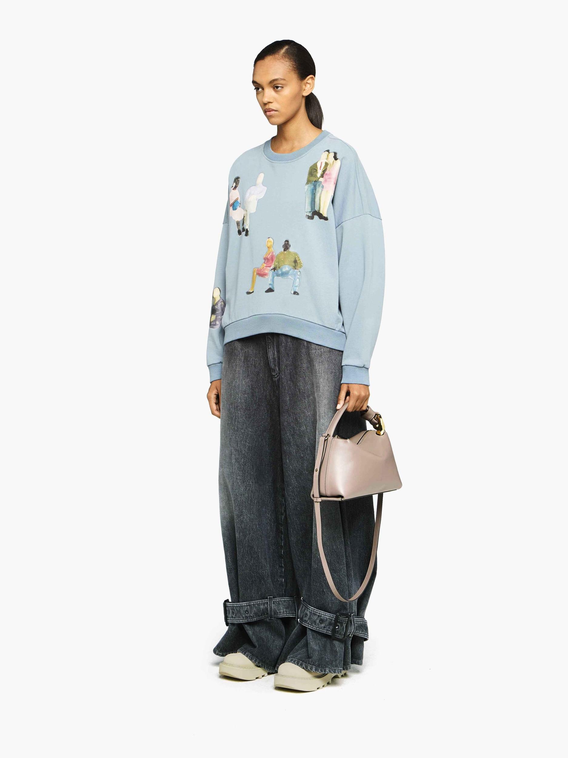 SWEATSHIRT WITH ALL OVER PRINT Product Image