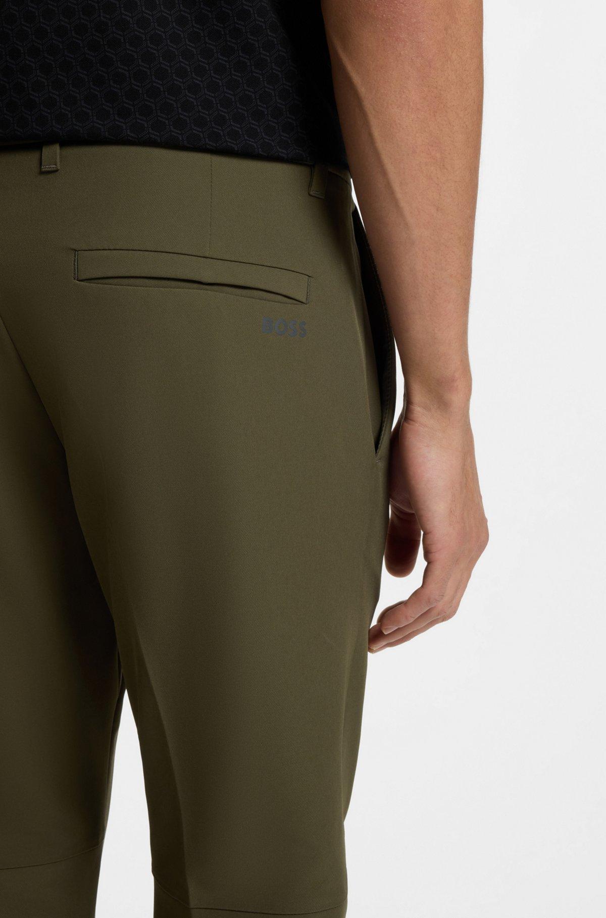 Slim-fit pants in water-repellent stretch fabric Product Image