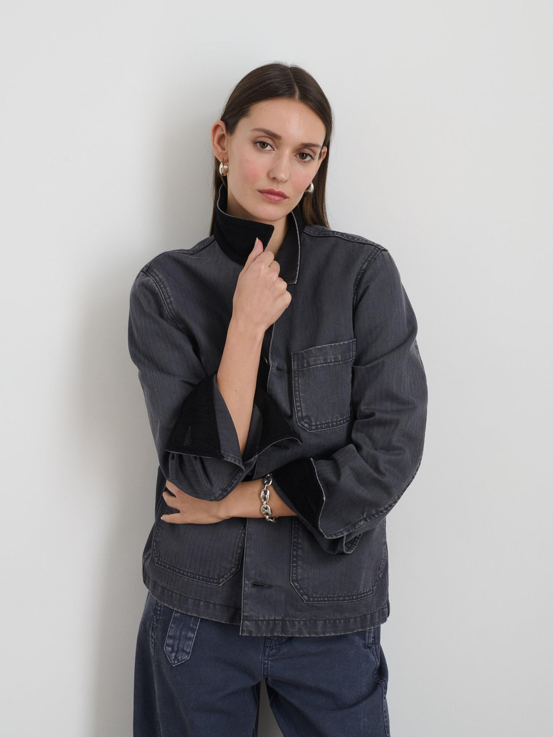 Britt Work Jacket in Herringbone Product Image
