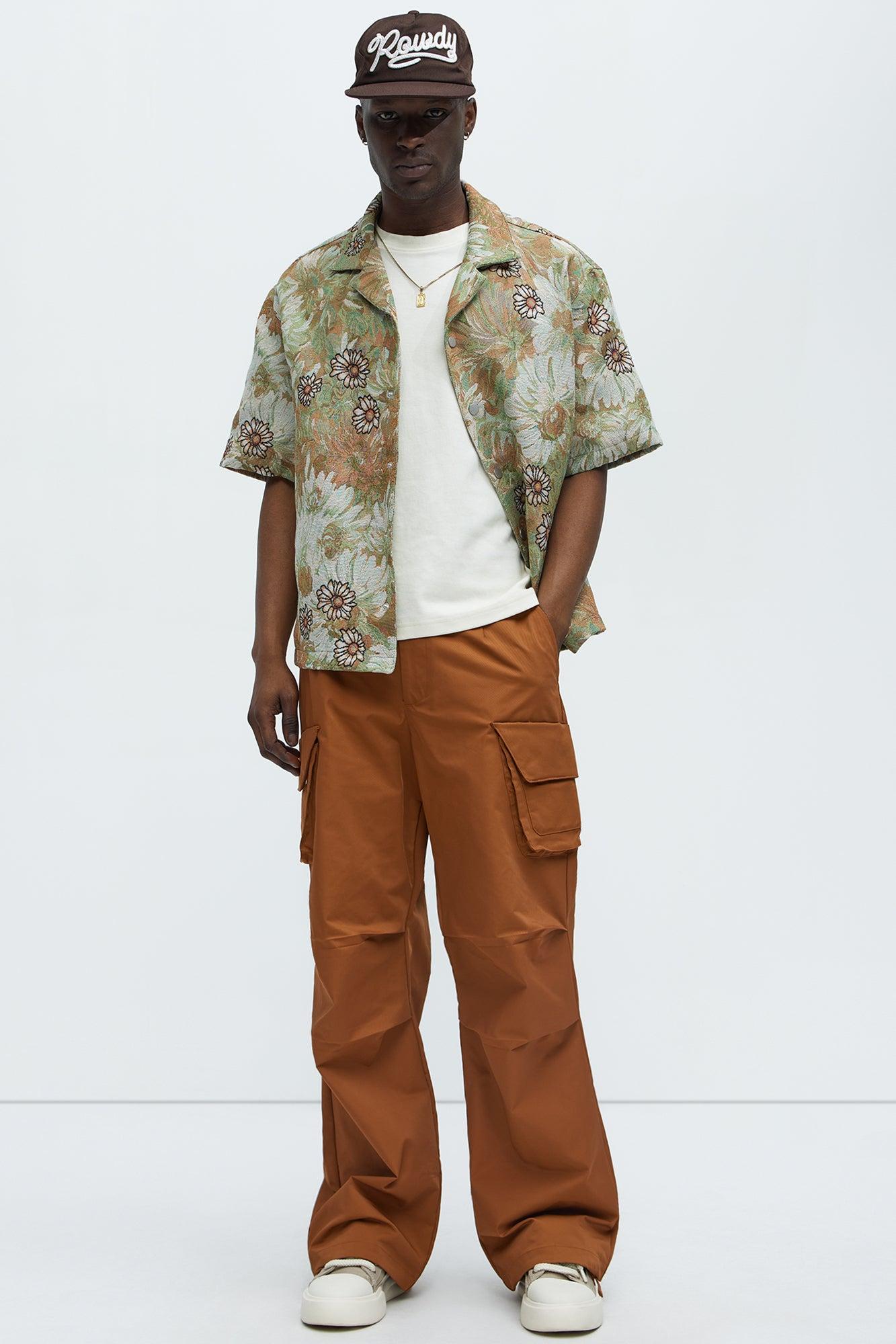 Baggy Belden Cargo Pants - Brown Product Image
