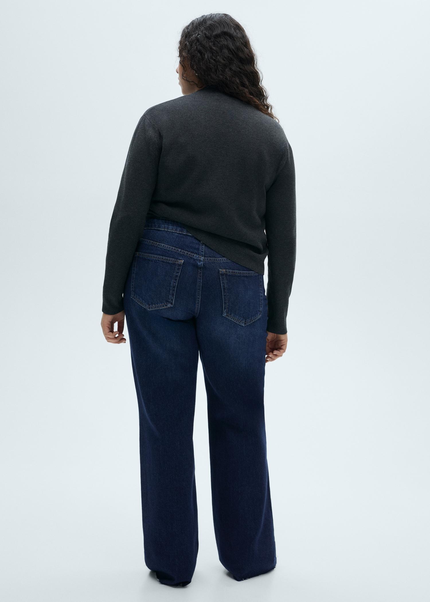 Danila wideleg high-rise jeans - Women | MANGO USA Product Image