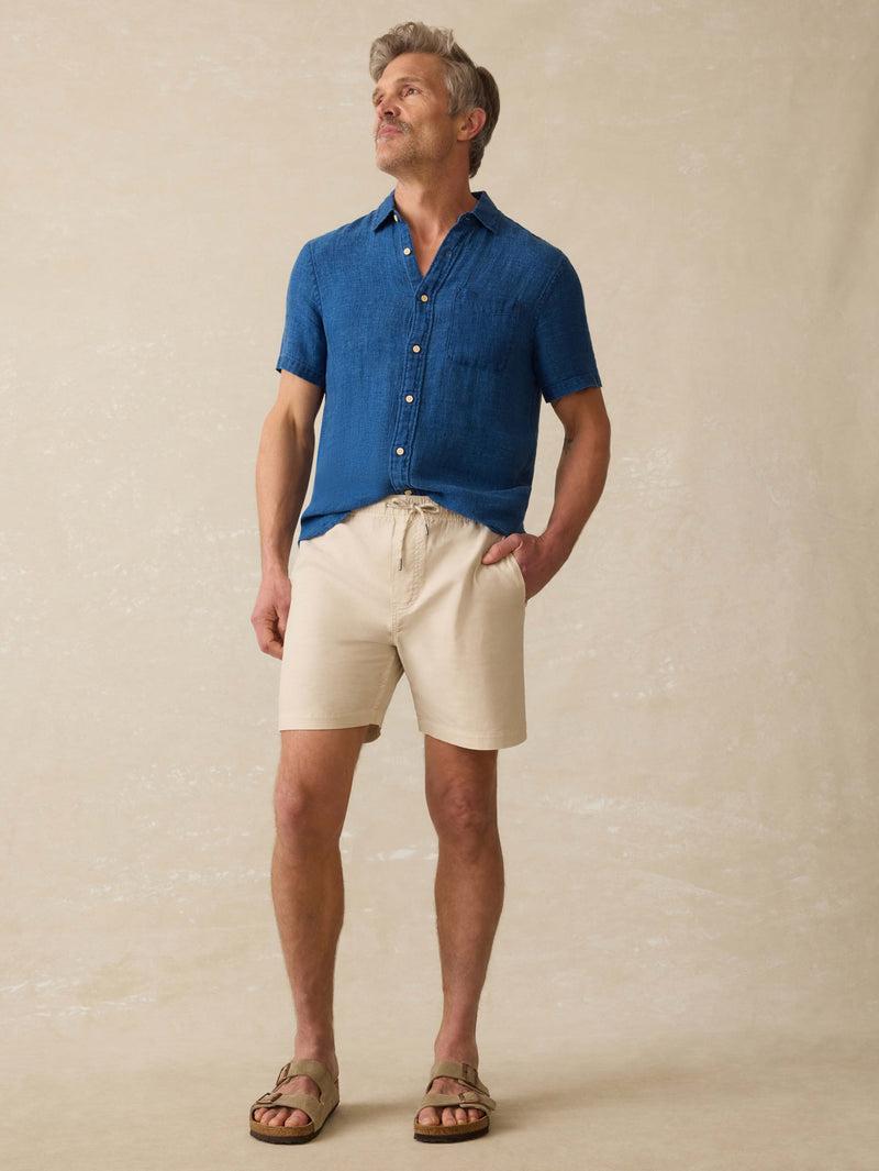 Essential Drawstring Short - Stone Product Image