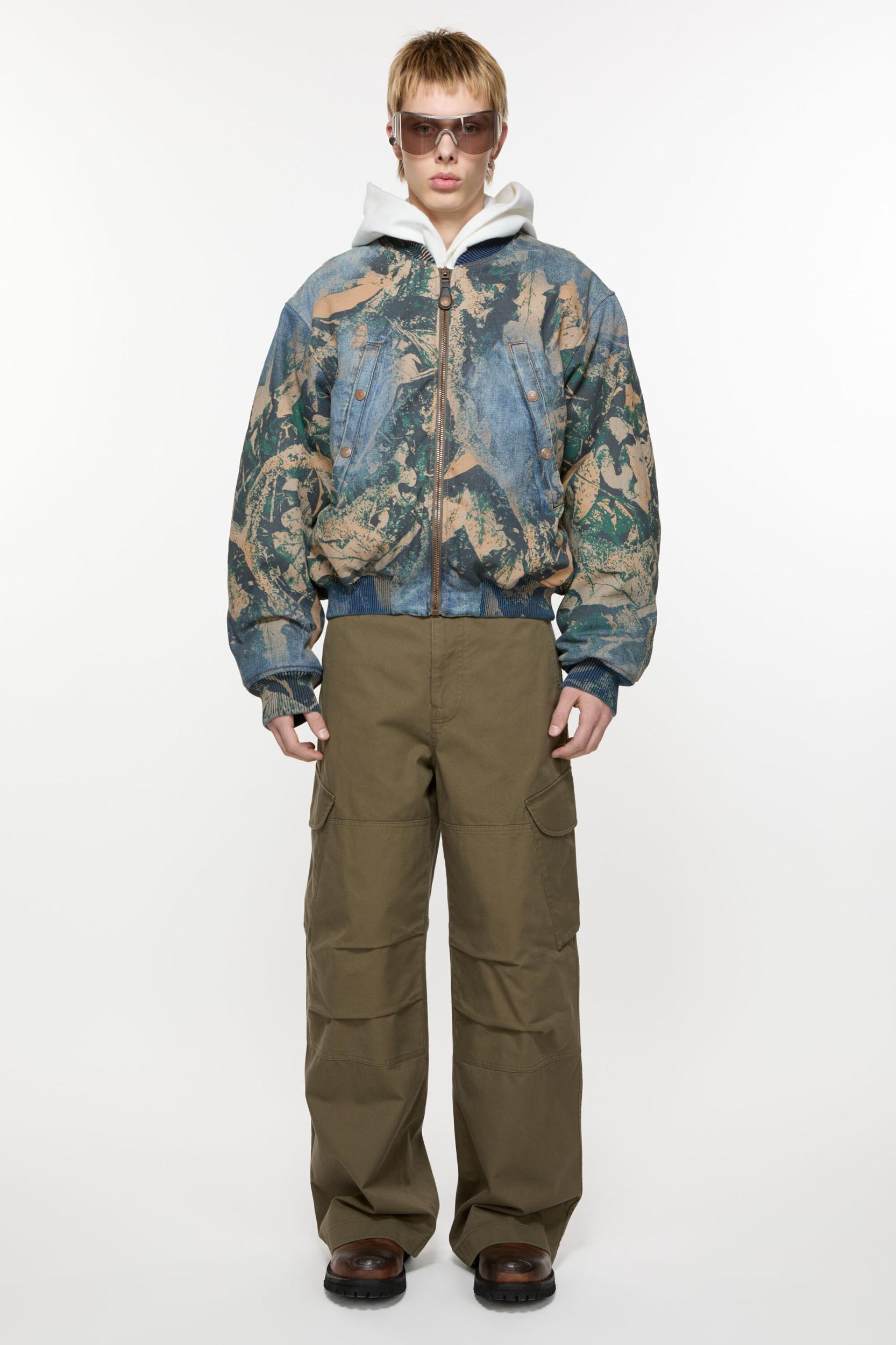 Denim bomber jacket Product Image