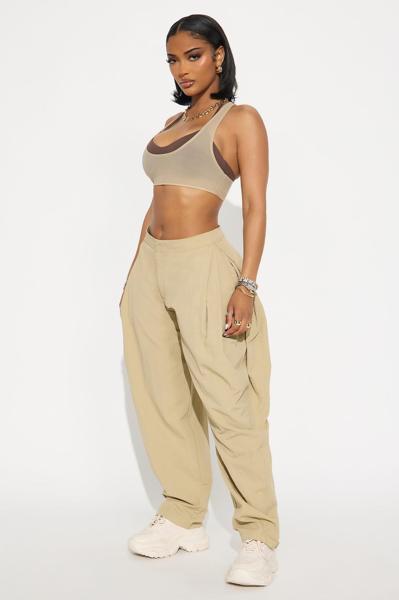 Power Mesh Racerback Bra Top - Stone Female Product Image