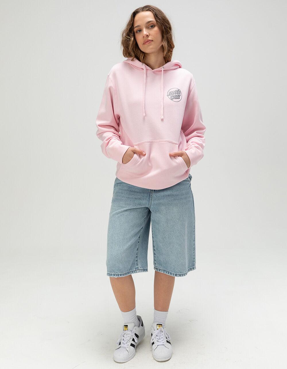 SANTA CRUZ Opus Dot Womens Hoodie - LIGHT PINK Product Image