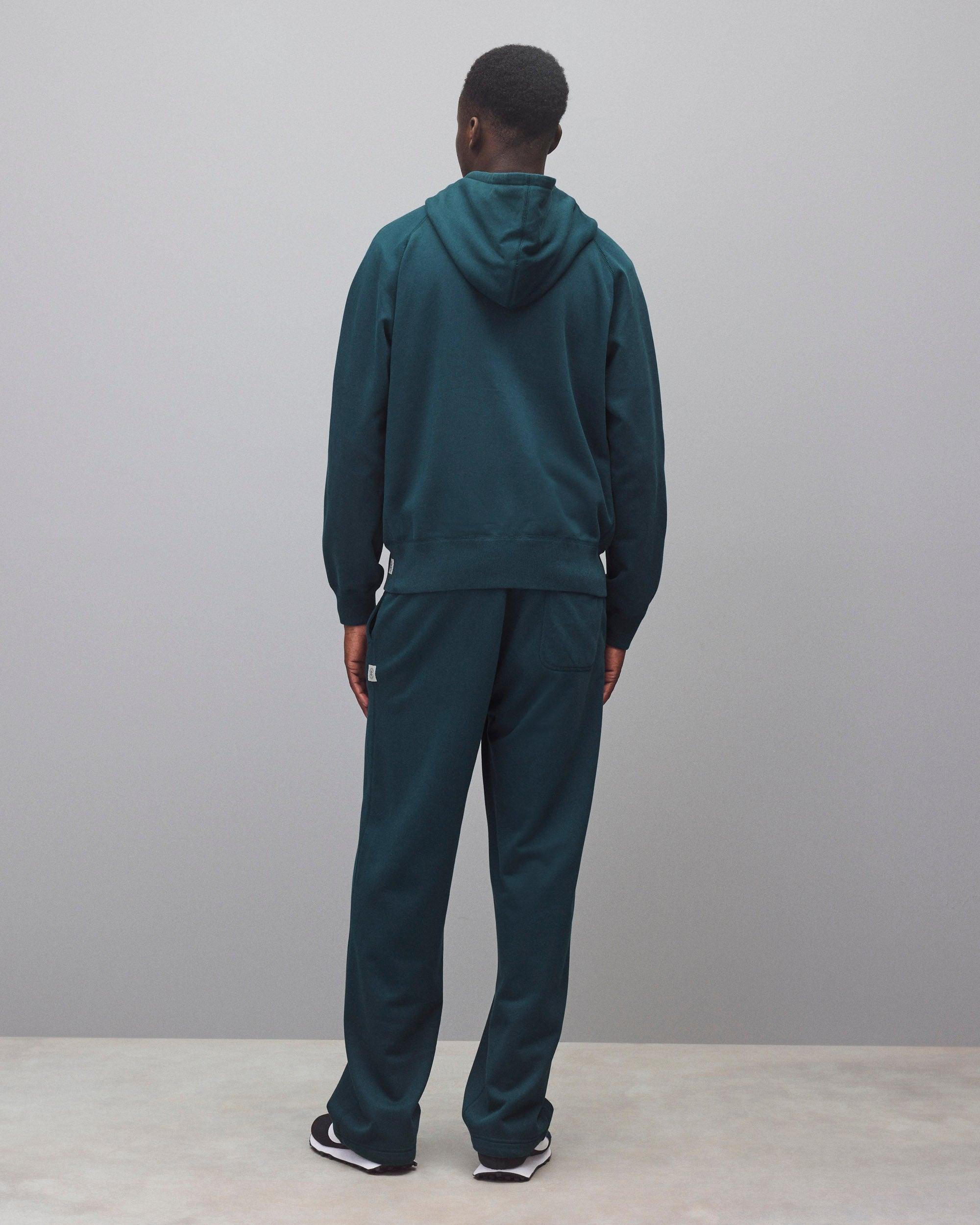 Midweight Terry Relaxed Zip Hoodie Male Product Image