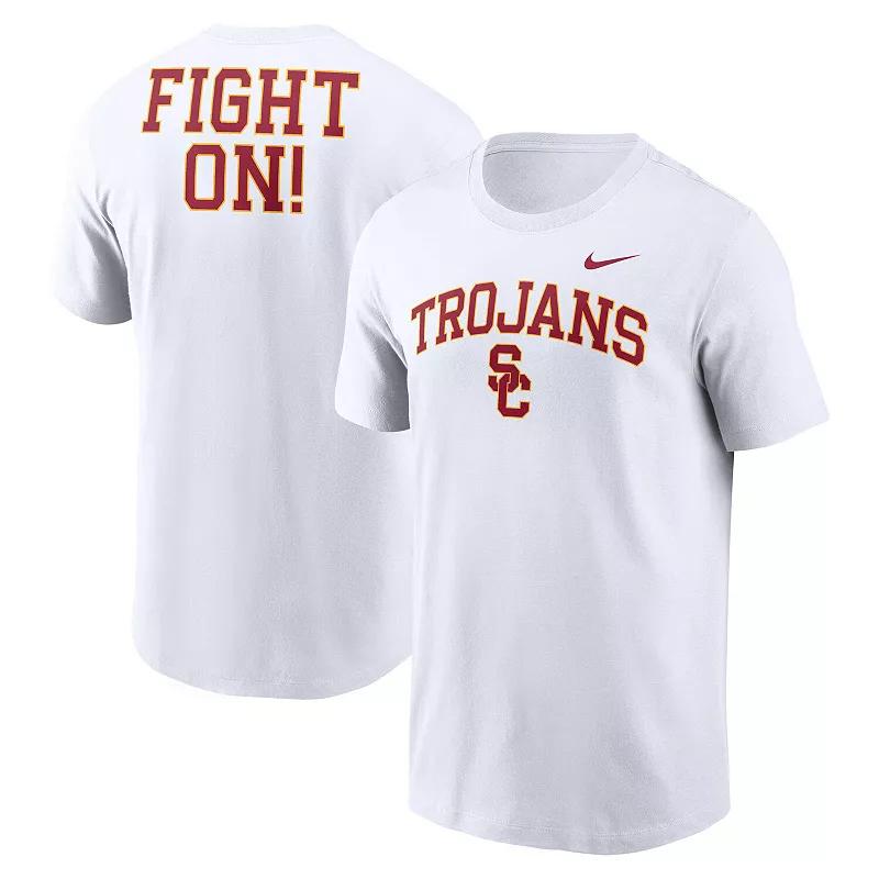 Men's Nike White USC Trojans Blitz 2-Hit T-Shirt,  Product Image