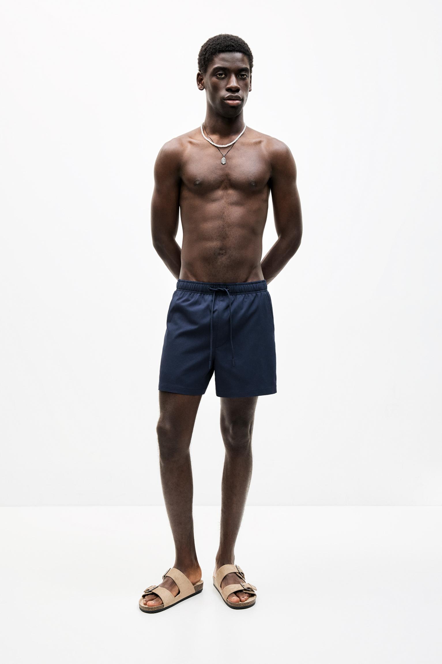 Textured fabric board shorts Product Image