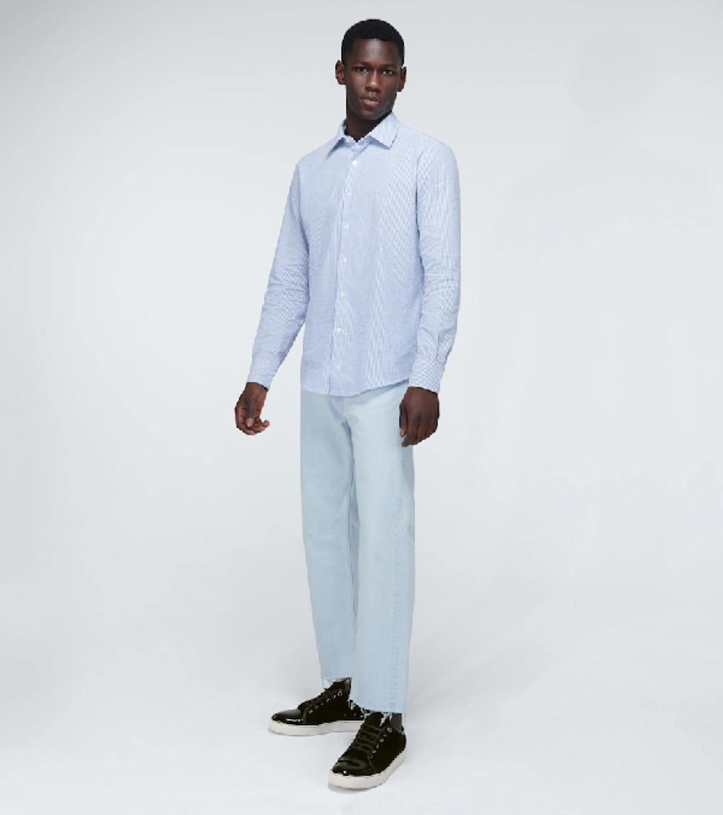 Black DBB1 Suede & Patent Leather Sneakers Product Image