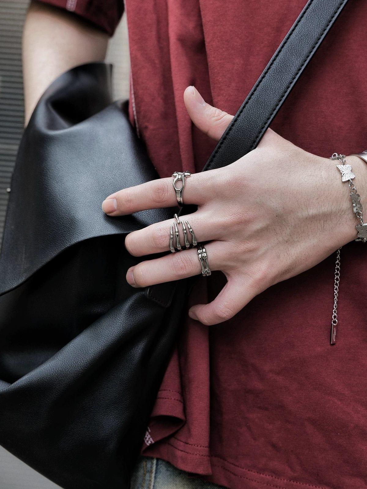 FINGER HAND BONE RING Product Image