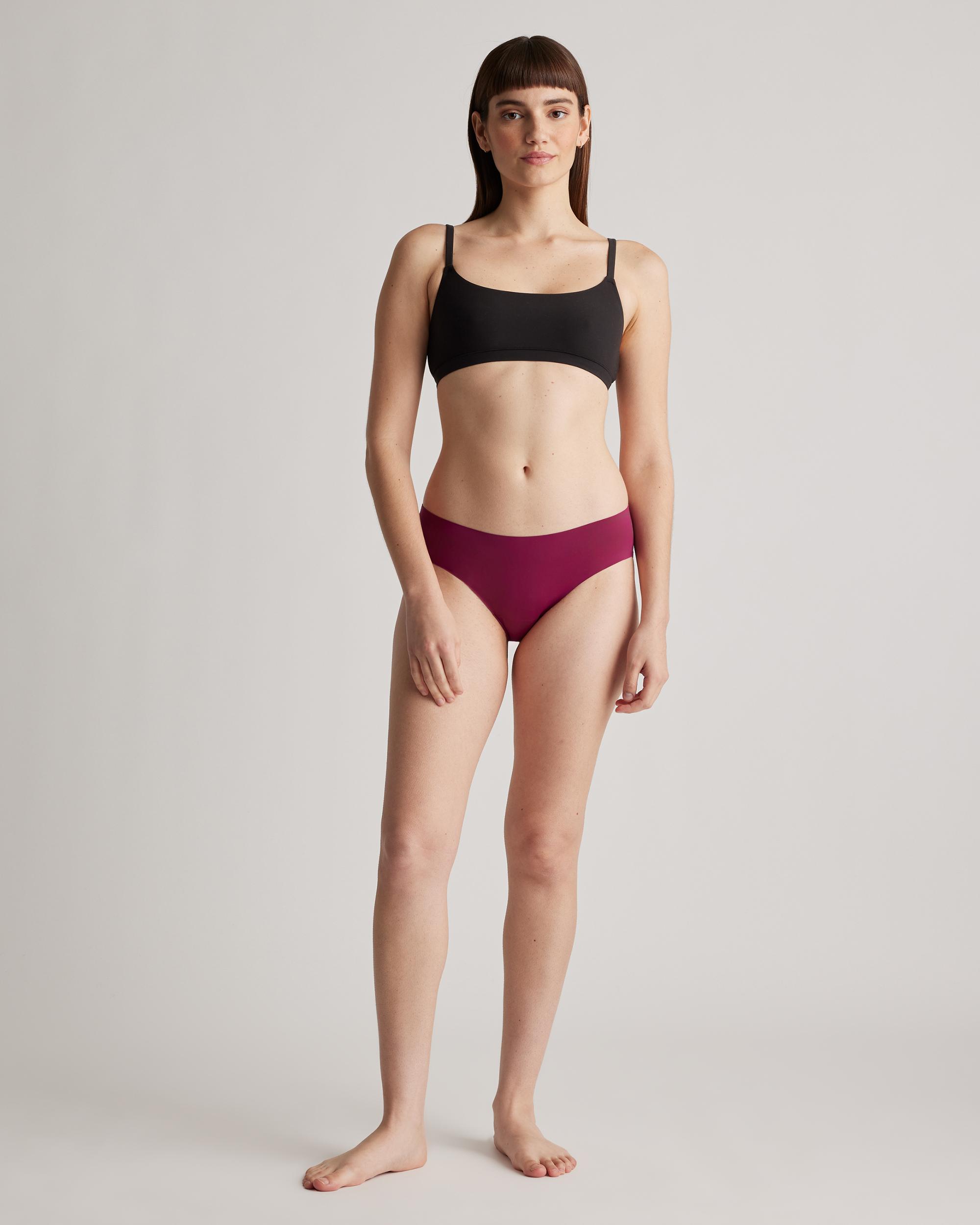Quince | Women's Invisible Bonded Bikini Size XS, Nylon/Spandex Product Image