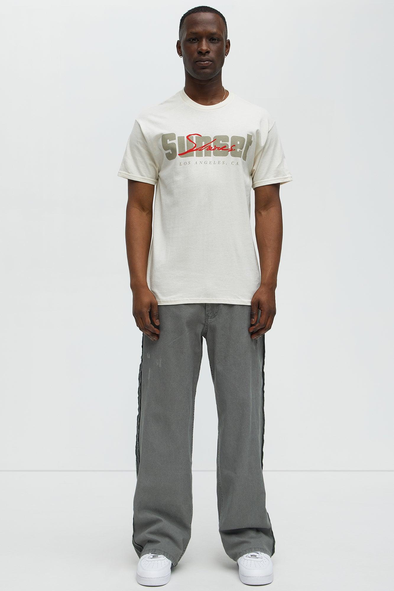 Sunset LA Short Sleeve Tee - Natural Product Image