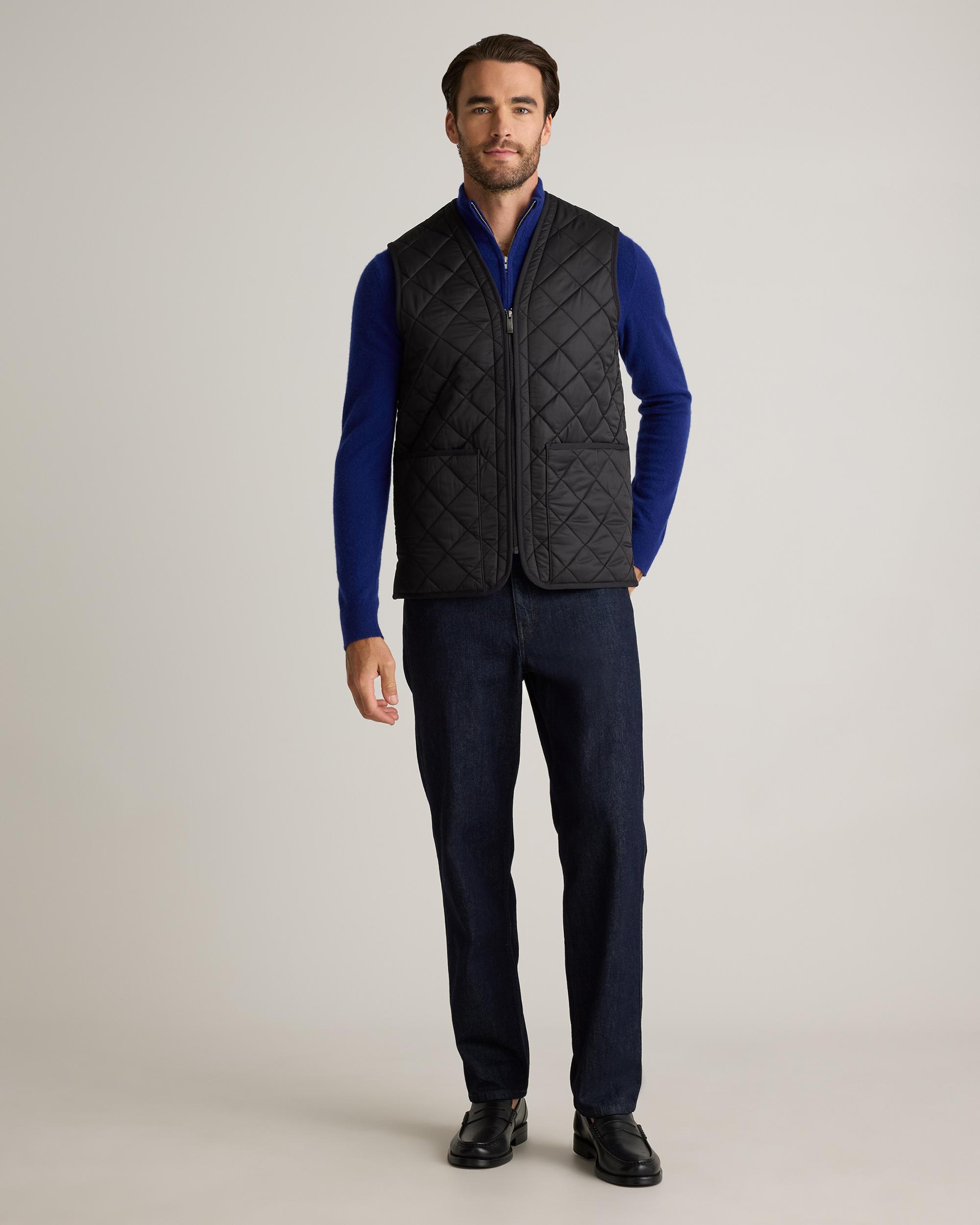 Quince | Men's Featherless Quilted Fleece-Lined Liner Vest Nylon Product Image