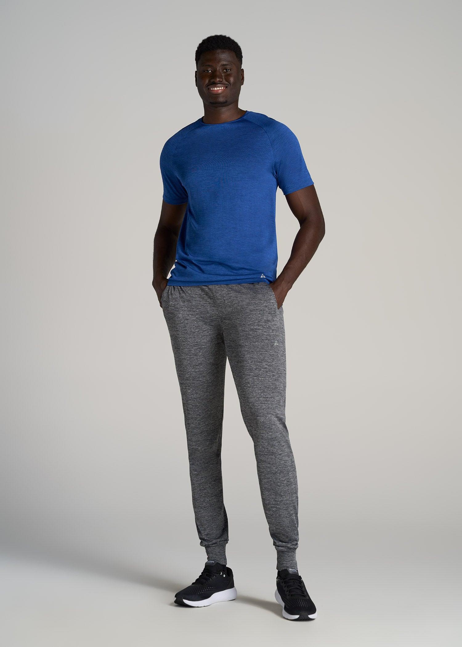 A.T. Performance Engineered Joggers for Tall Men in Grey Mix Male Product Image