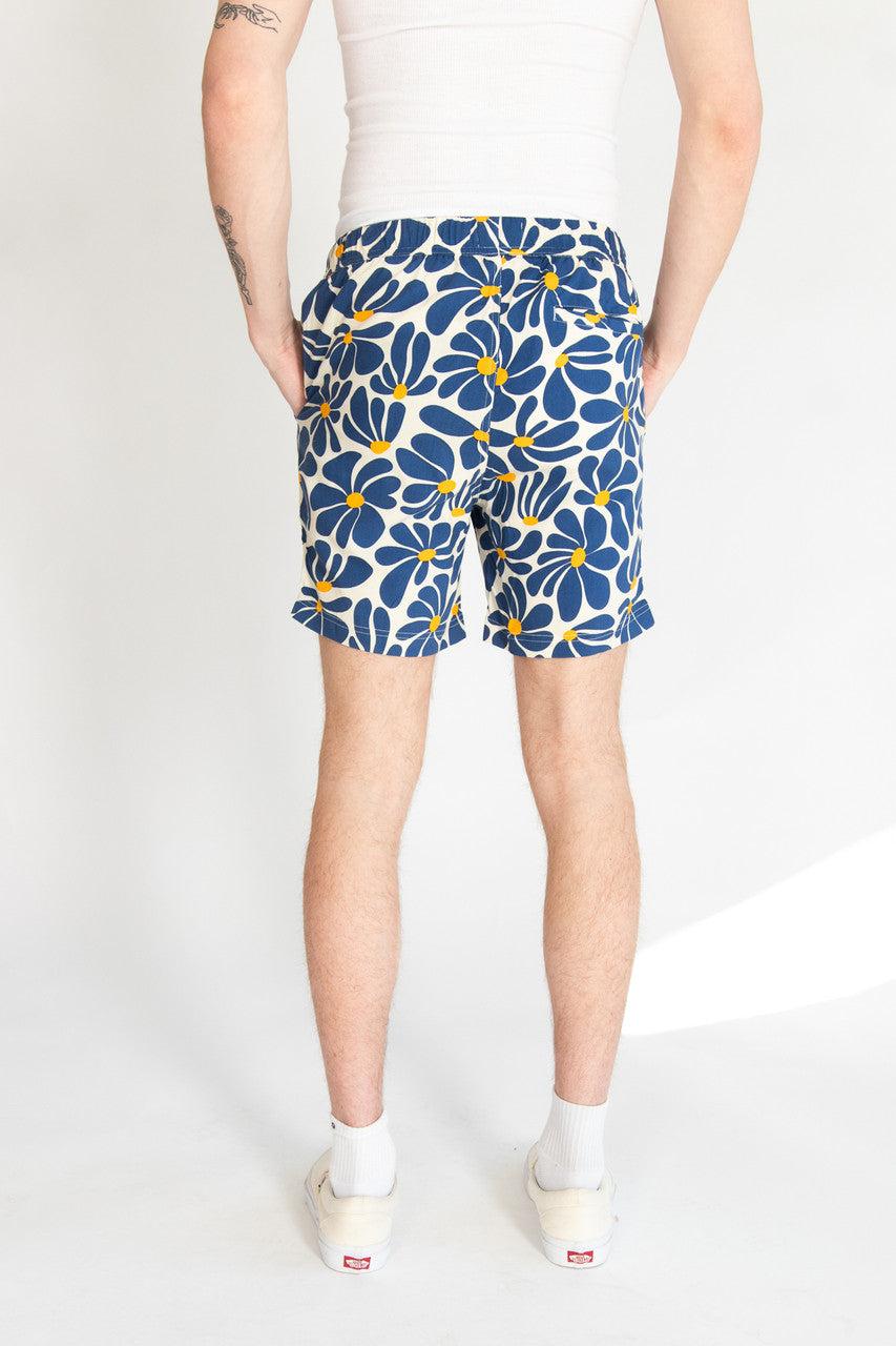 Cobalt Daisy Shorts Product Image