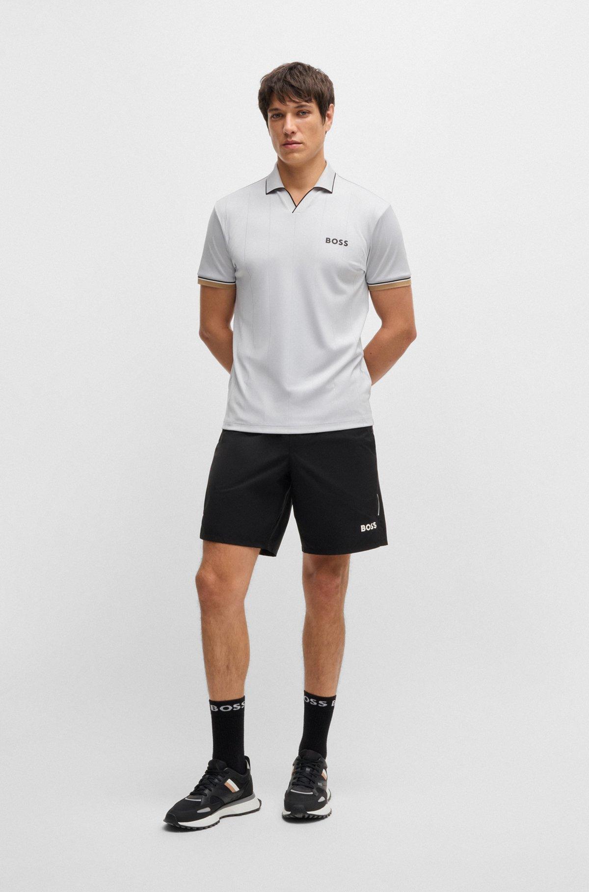 Active polo shirt with four-way stretch Product Image