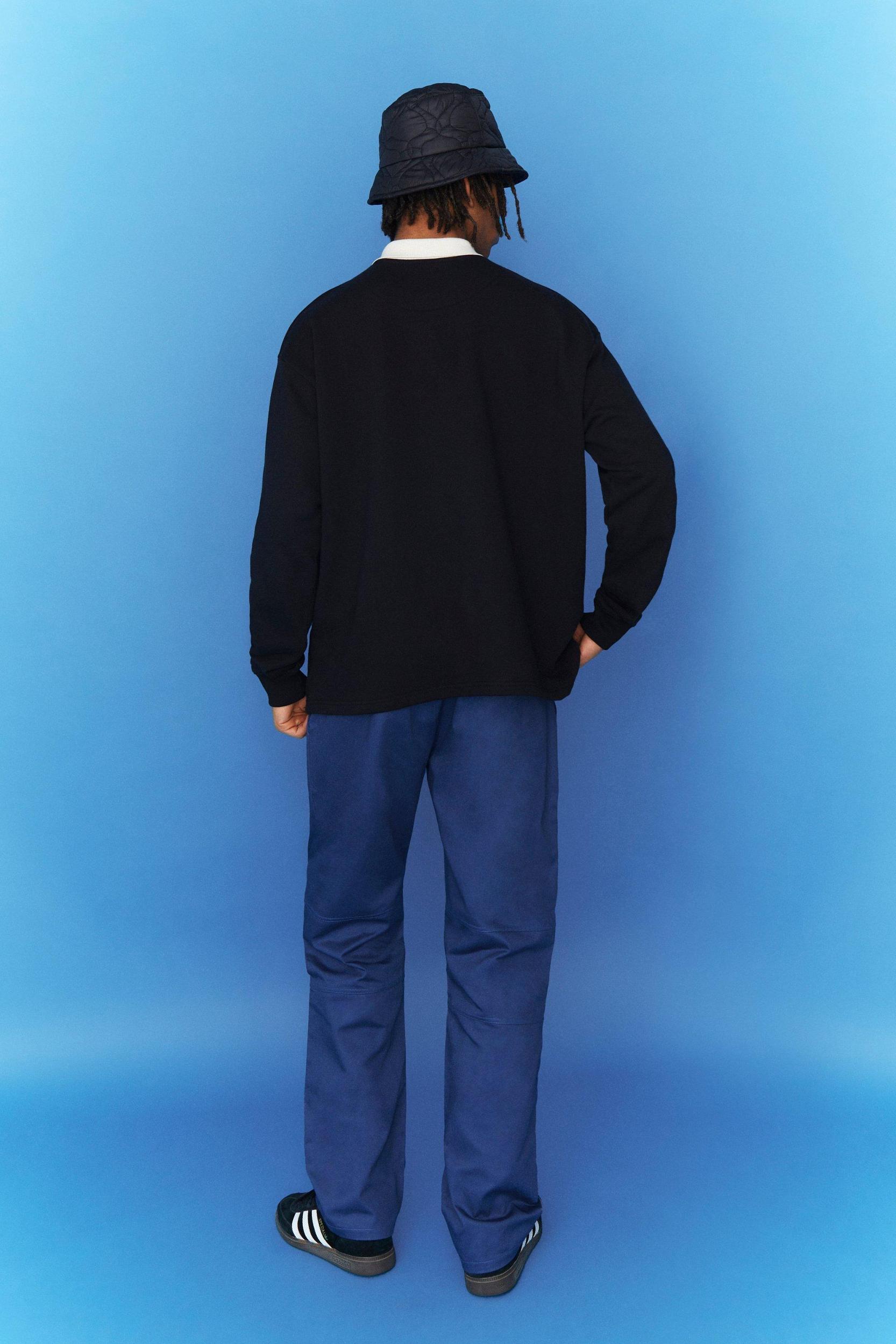 Fixed Waist Relaxed Fit Pants | boohooMAN USA Product Image