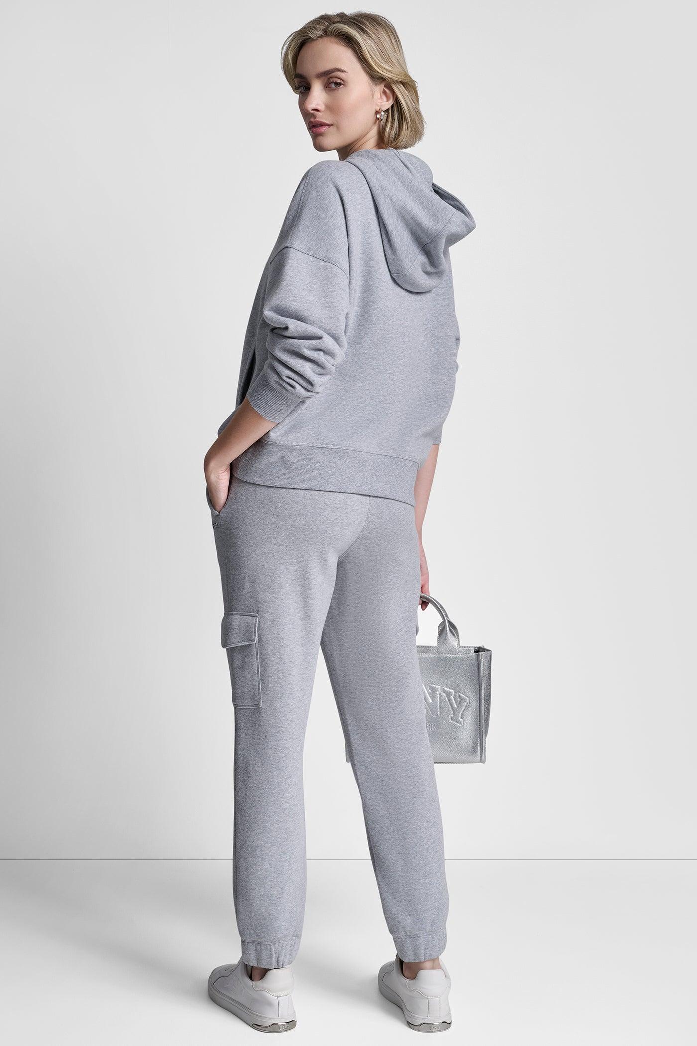 METALLIC BUBBLE LOGO FLEECE DROP SHOULDER HOODIE Product Image