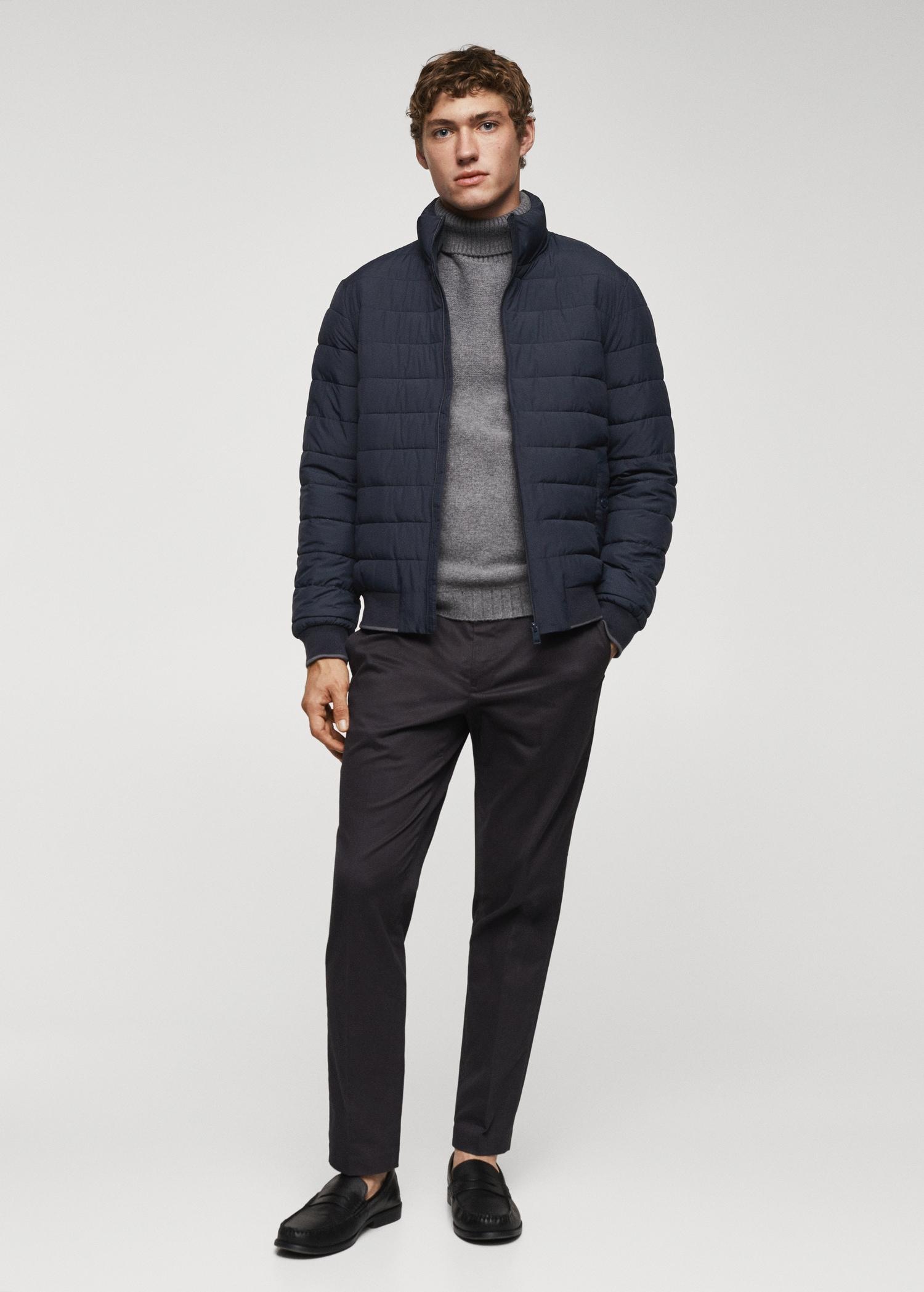 Ultra-lightweight water-repellent quilted anorak - Men | MANGO USA Product Image