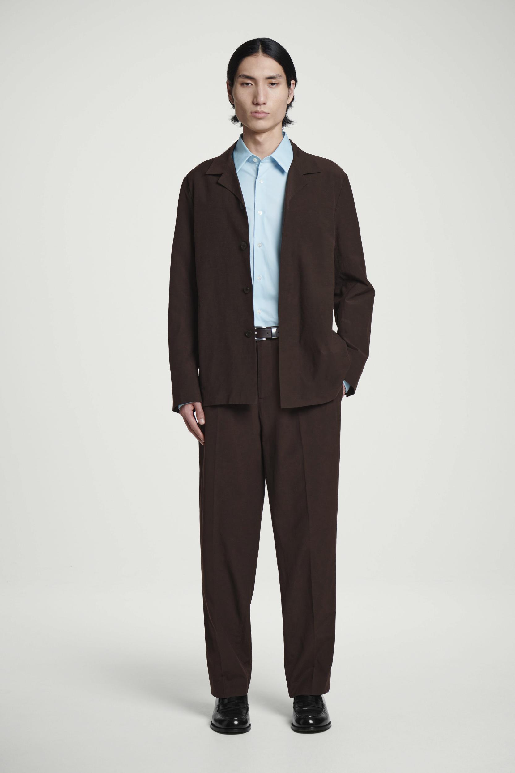 SLIM TAILORED POPLIN SHIRT Product Image