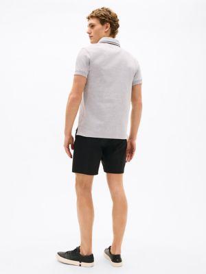 Slim Fit Heathered Polo Product Image