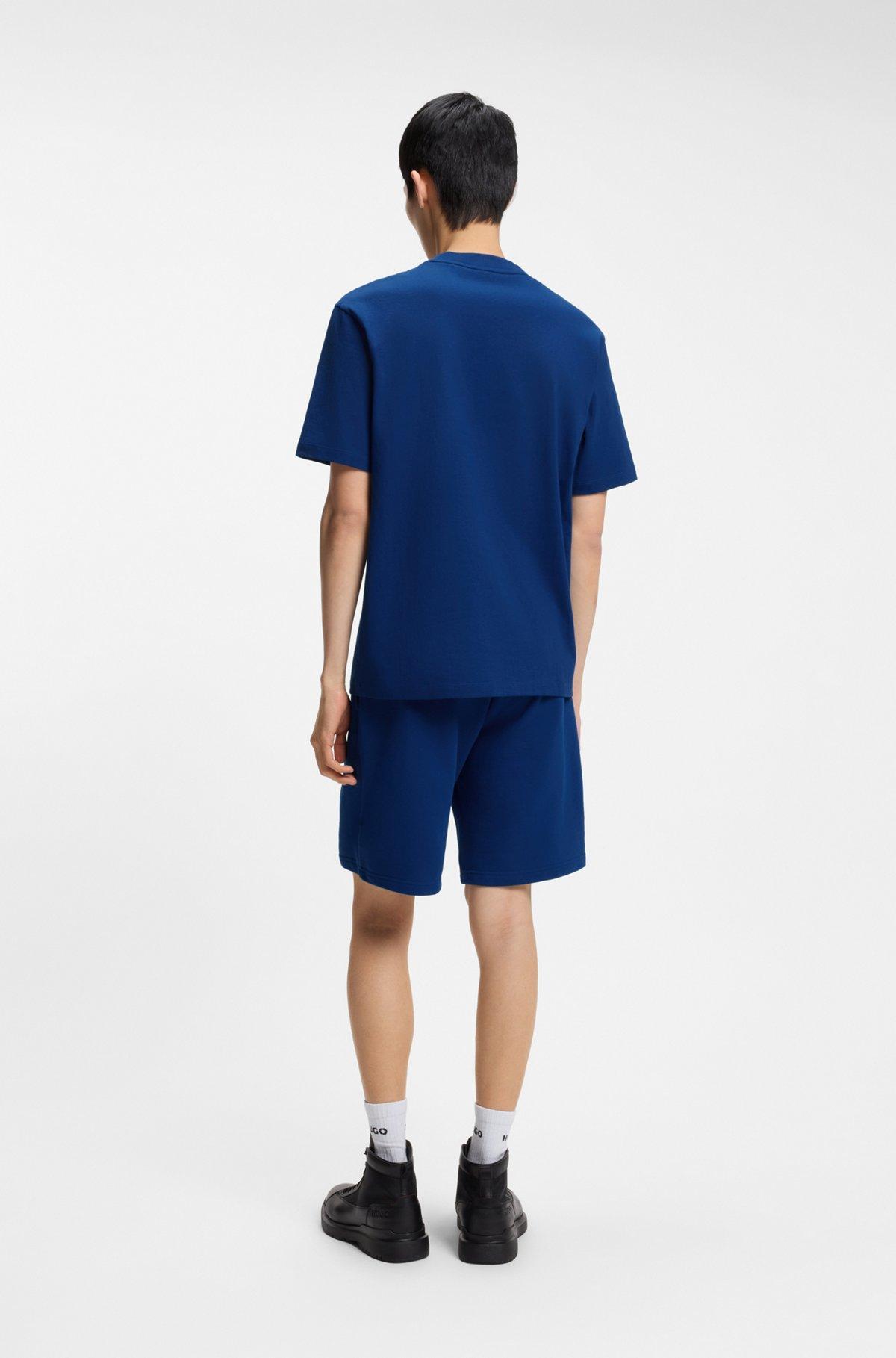 Relaxed-fit cotton-jersey T-shirt with logo print Product Image