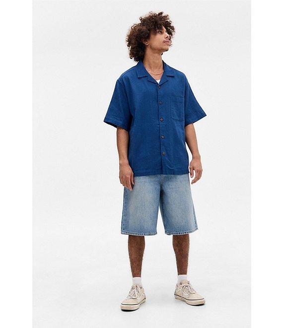 BDG Urban Outfitters Short Sleeve One Pocket Crinkle Shirt Product Image