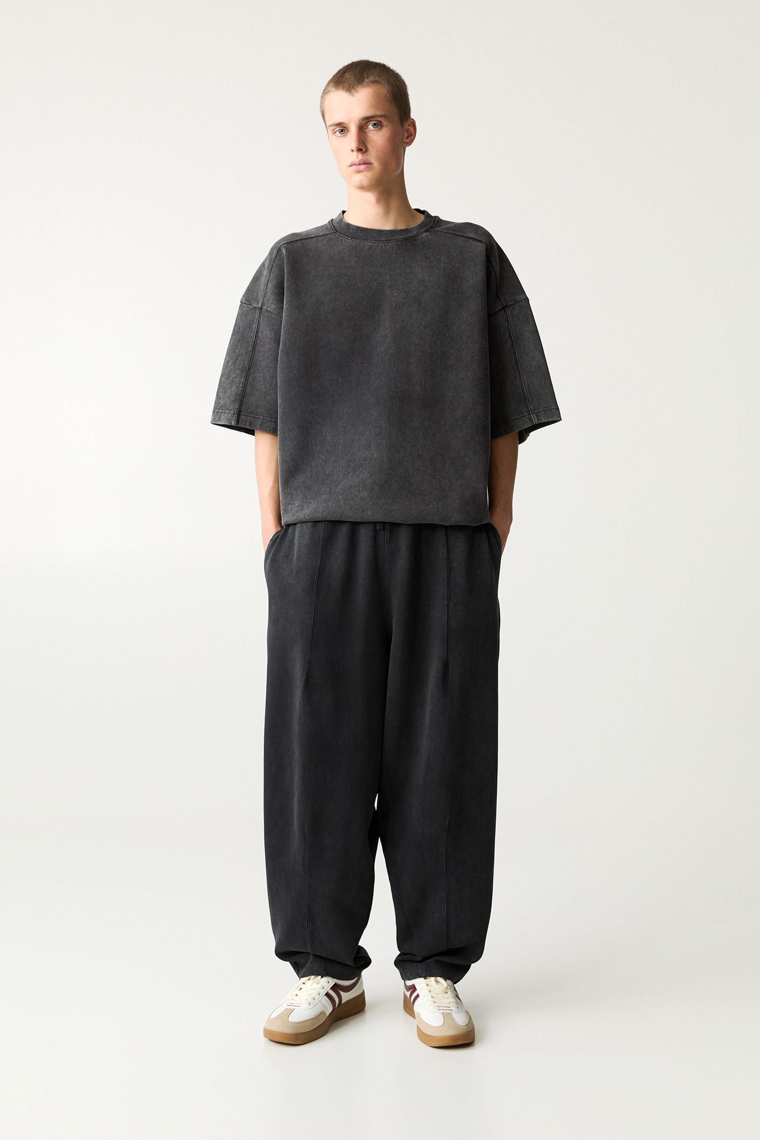 Super baggy interlock tracksuit bottoms Product Image