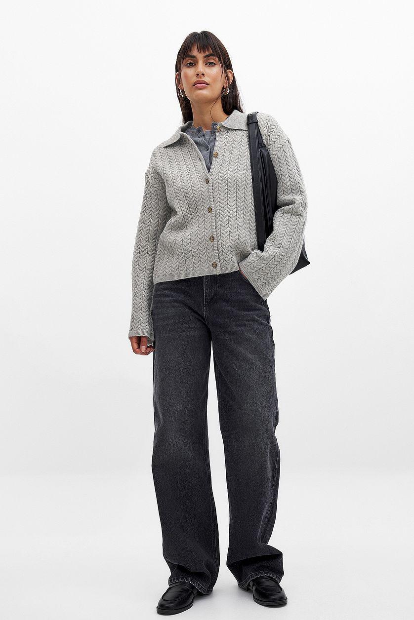 Cable Knitted Cardigan Product Image