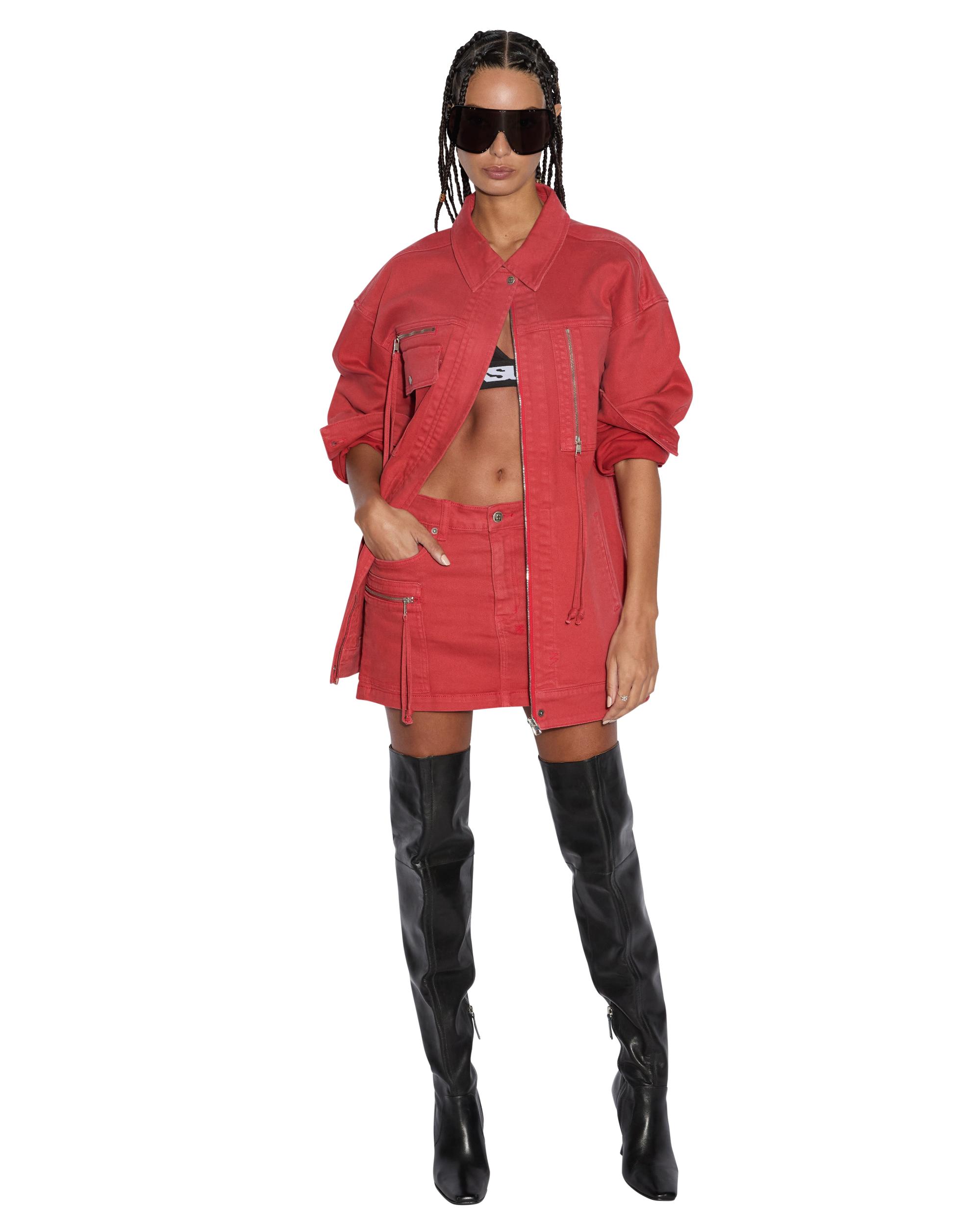 DOWNTOWN JACKET BIKER ROASTED Female Product Image