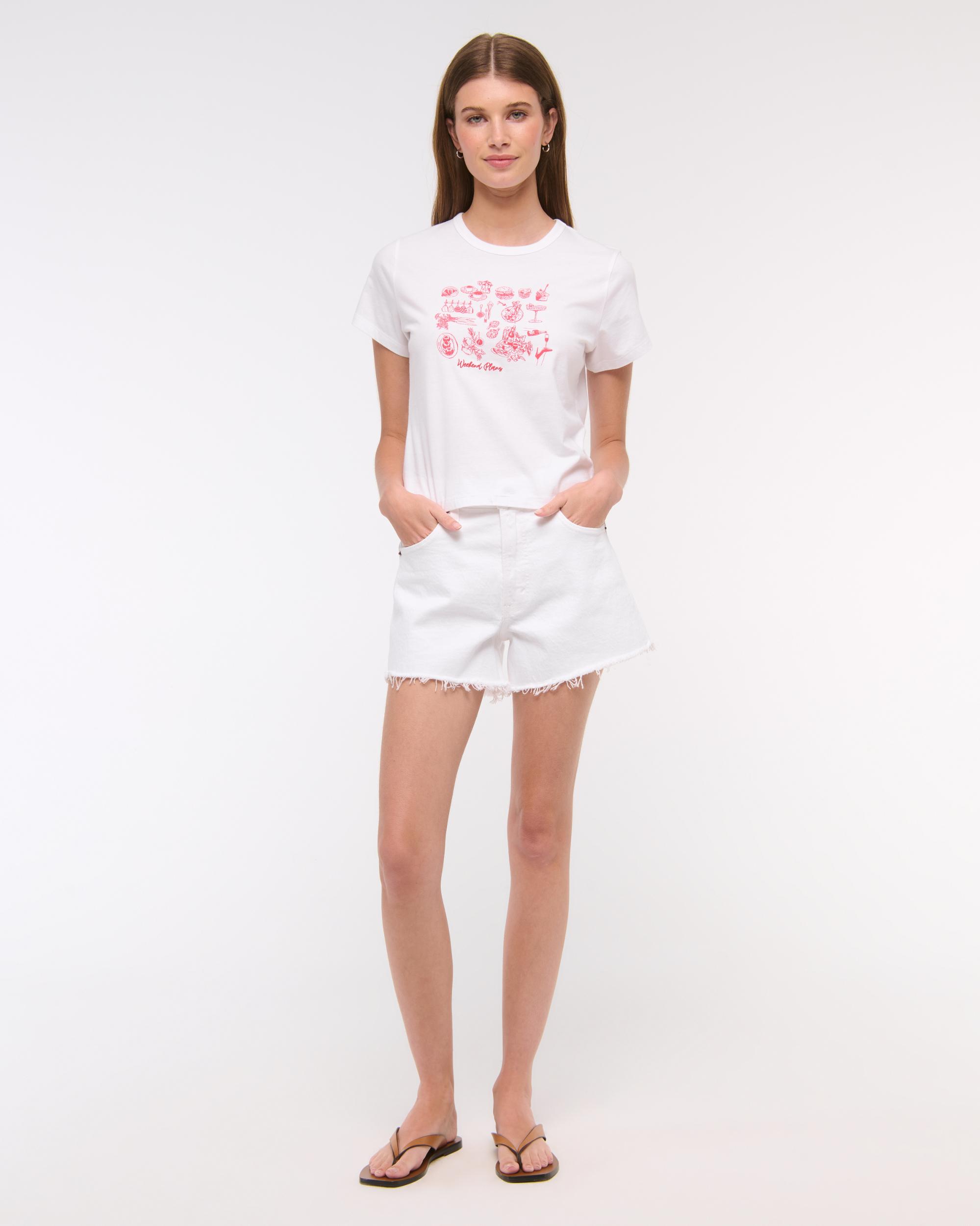 High Rise 90s Cutoff Short Product Image