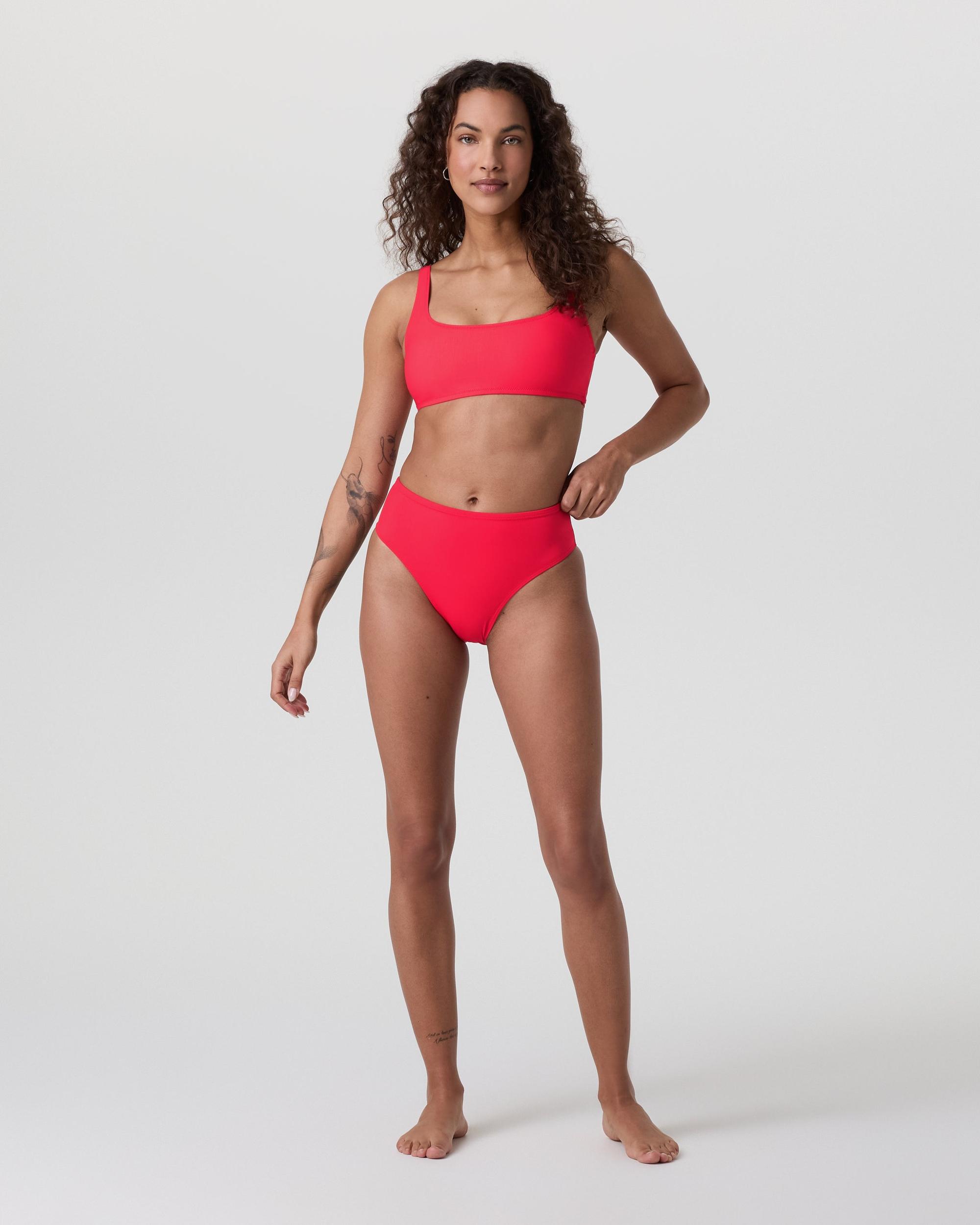 High Waisted Bikini Bottom Product Image