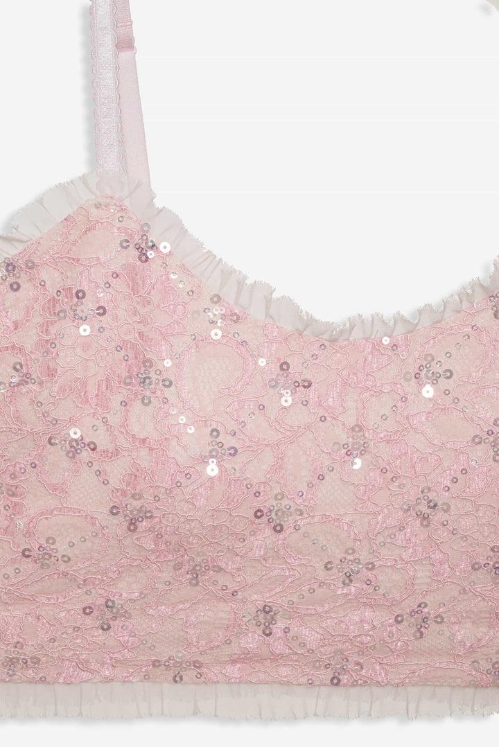 Isabeau Sleep Top — Pink Product Image