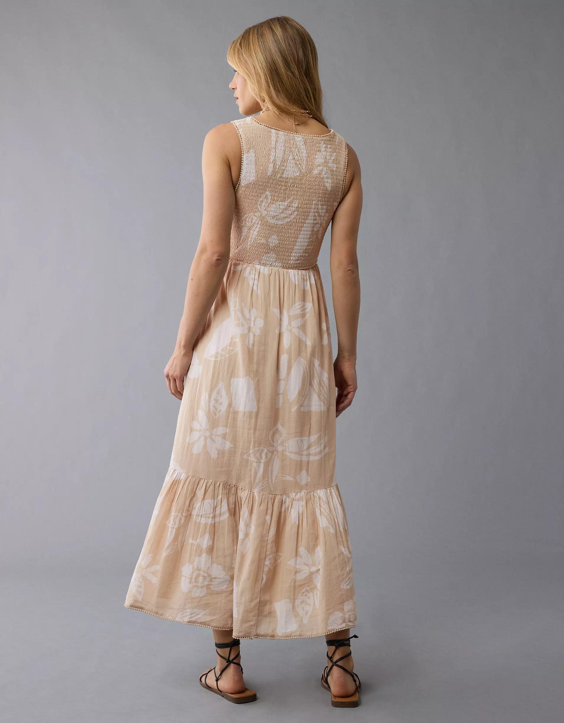 AE V-Neck Cut-Out Maxi Dress Product Image