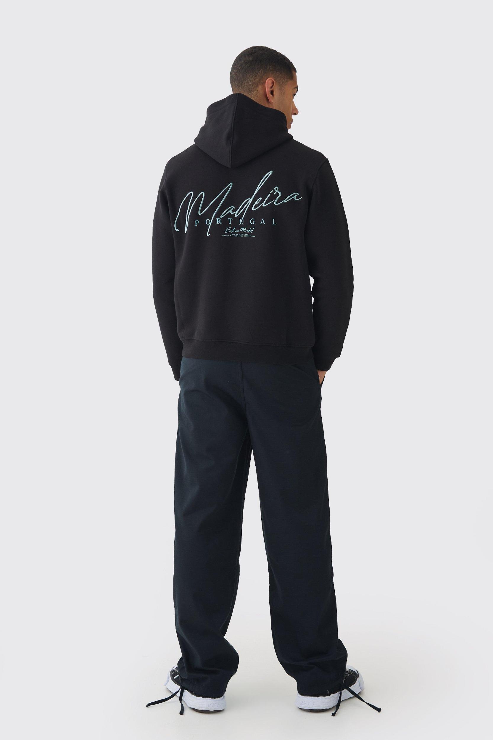 Relaxed Fit Textured Ripstop Pants | boohooMAN USA Product Image