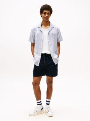 Tommy Jeans Textured Stripe Camp Shirt Product Image