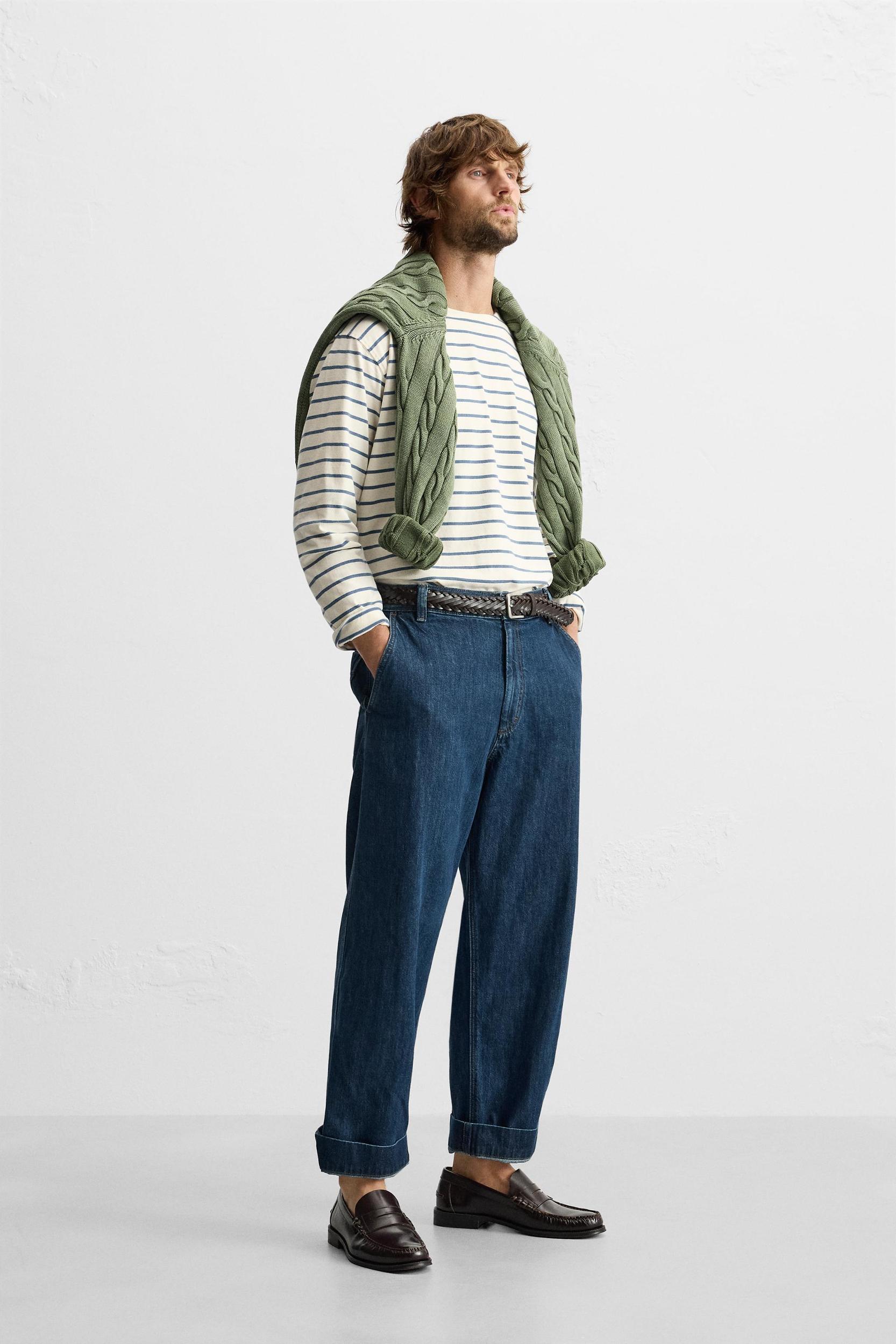 STRIPED JACQUARD T-SHIRT Product Image