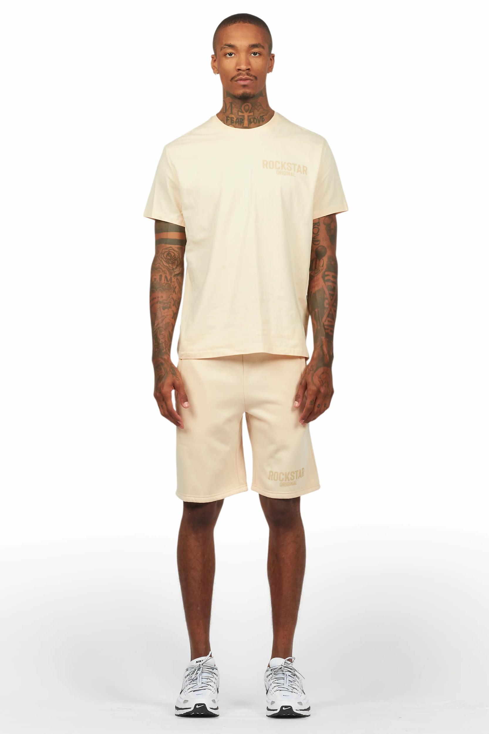 Sana Beige Short Set Male Product Image