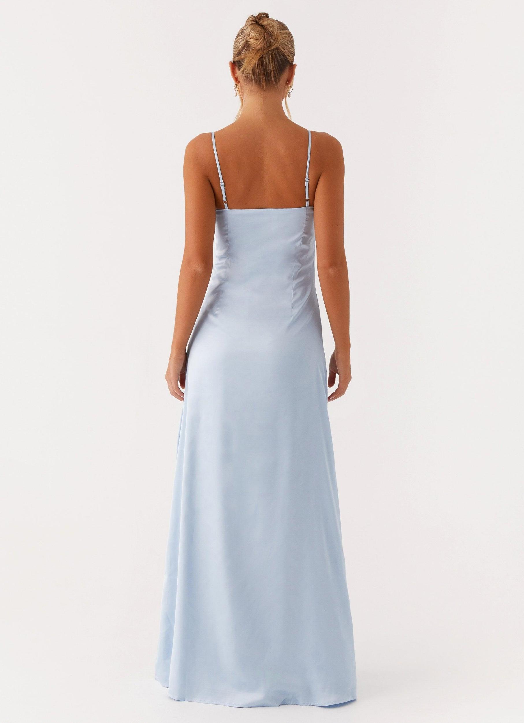 Aster Bloom Maxi Dress - Blue Product Image