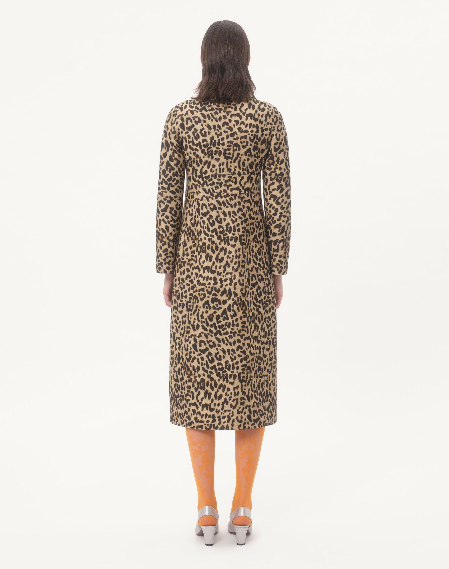 Cloth Coat In Animalier Print Product Image