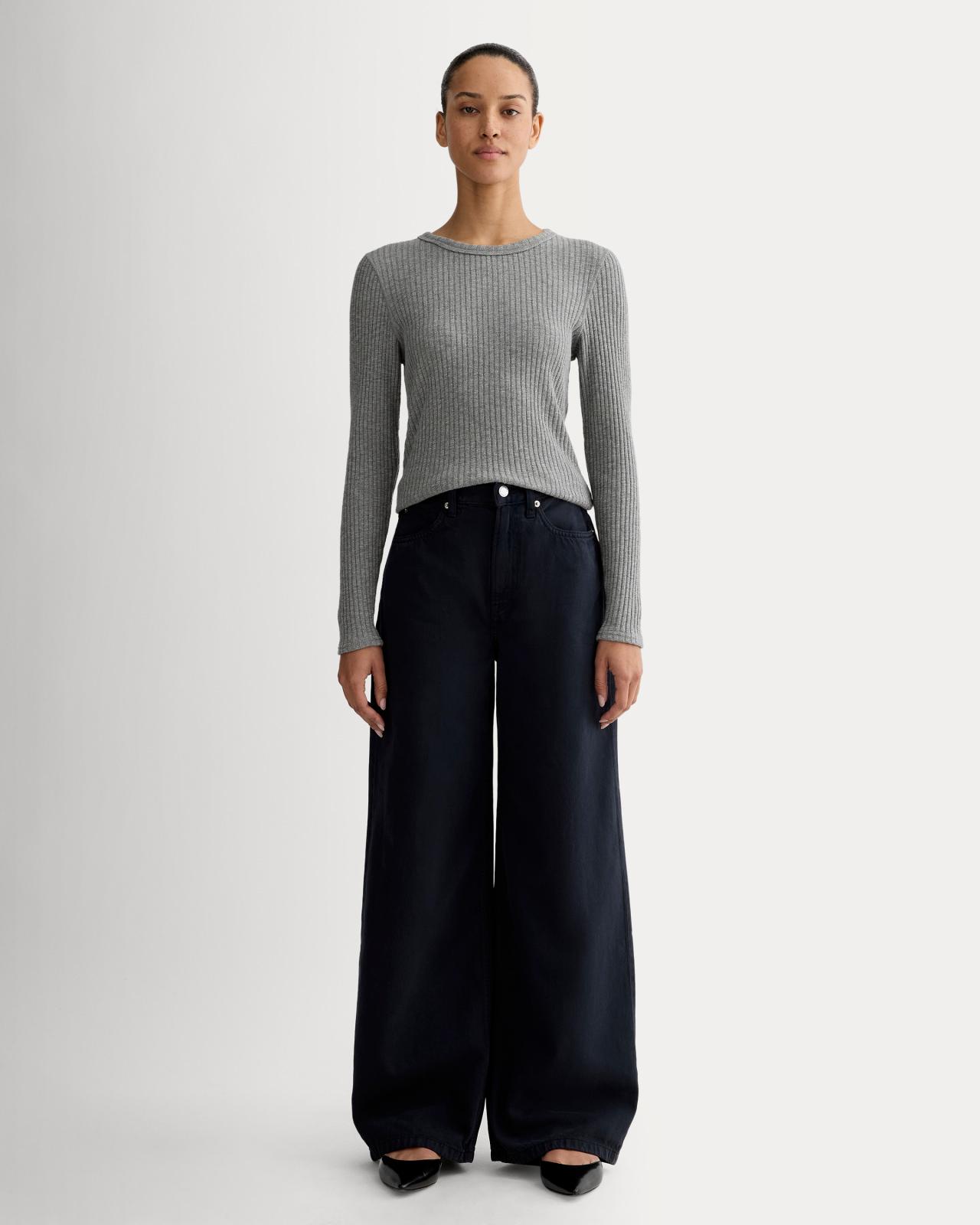 The Cozy Rib Long-Sleeve Tee Product Image