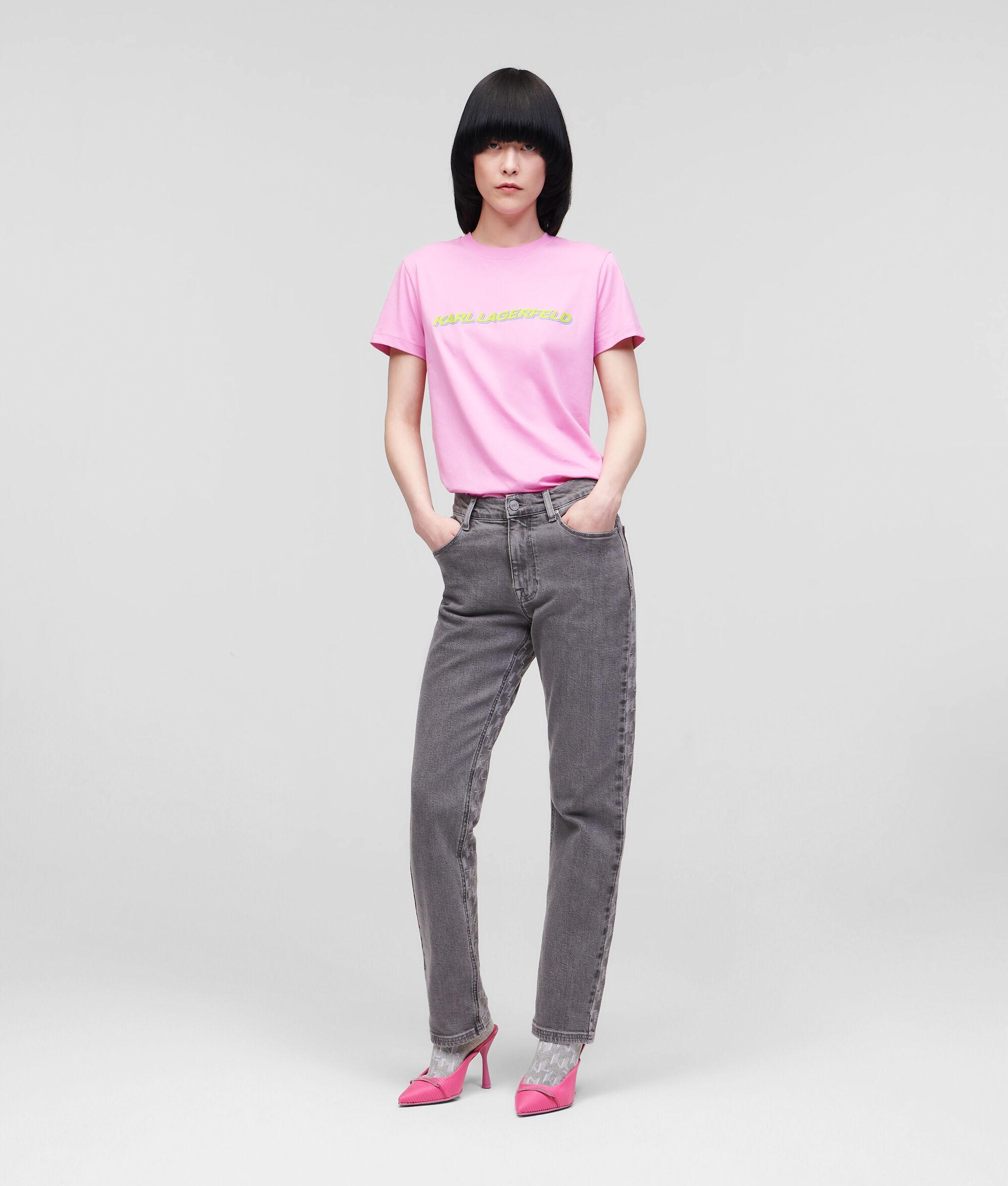 COLOR-BLOCK MONOGRAM JEANS Product Image