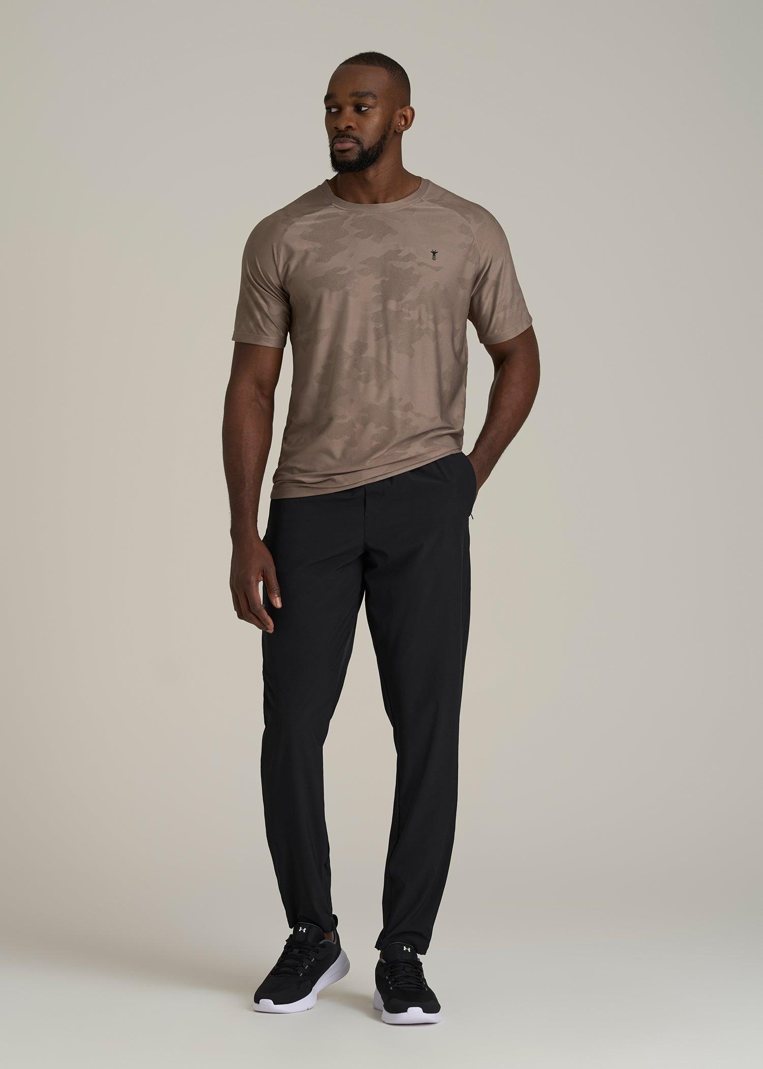 Featherweight Running Pants for Tall Men in Black Male Product Image