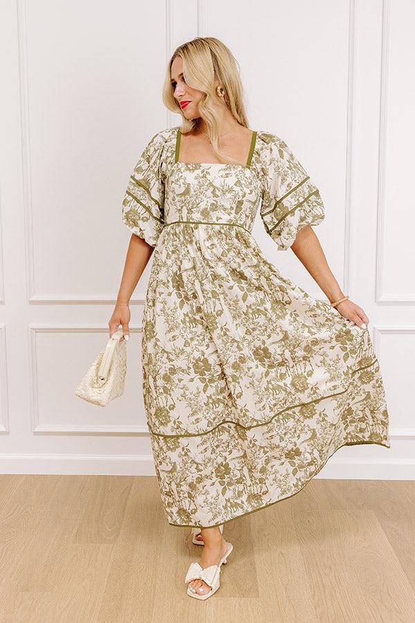 Cottage Bloom Floral Maxi Dress Product Image