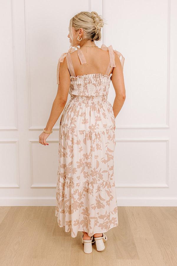 Happy Gatherings Floral Smocked Maxi Dress Product Image