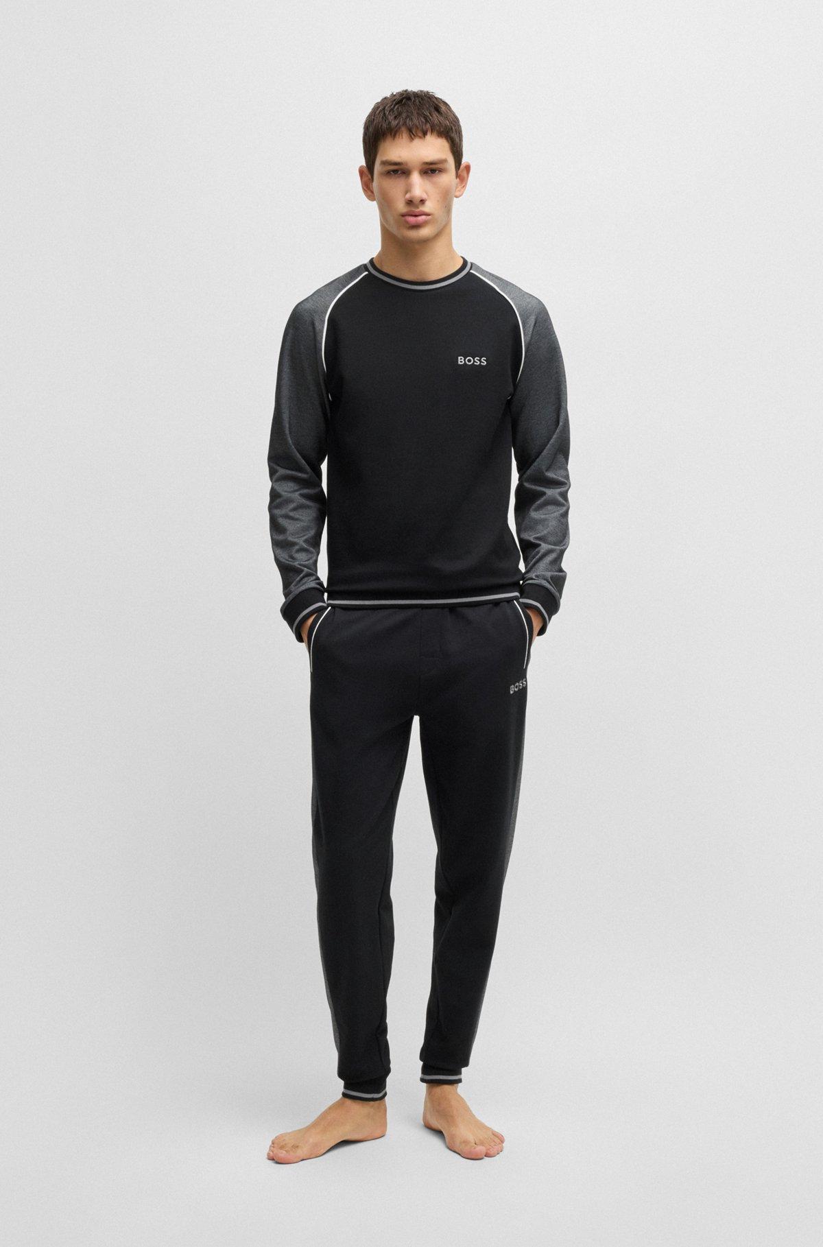 Tracksuit bottoms with contrast piping Product Image