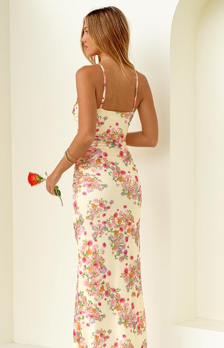 Sintra Yellow Bloom Maxi Dress Product Image