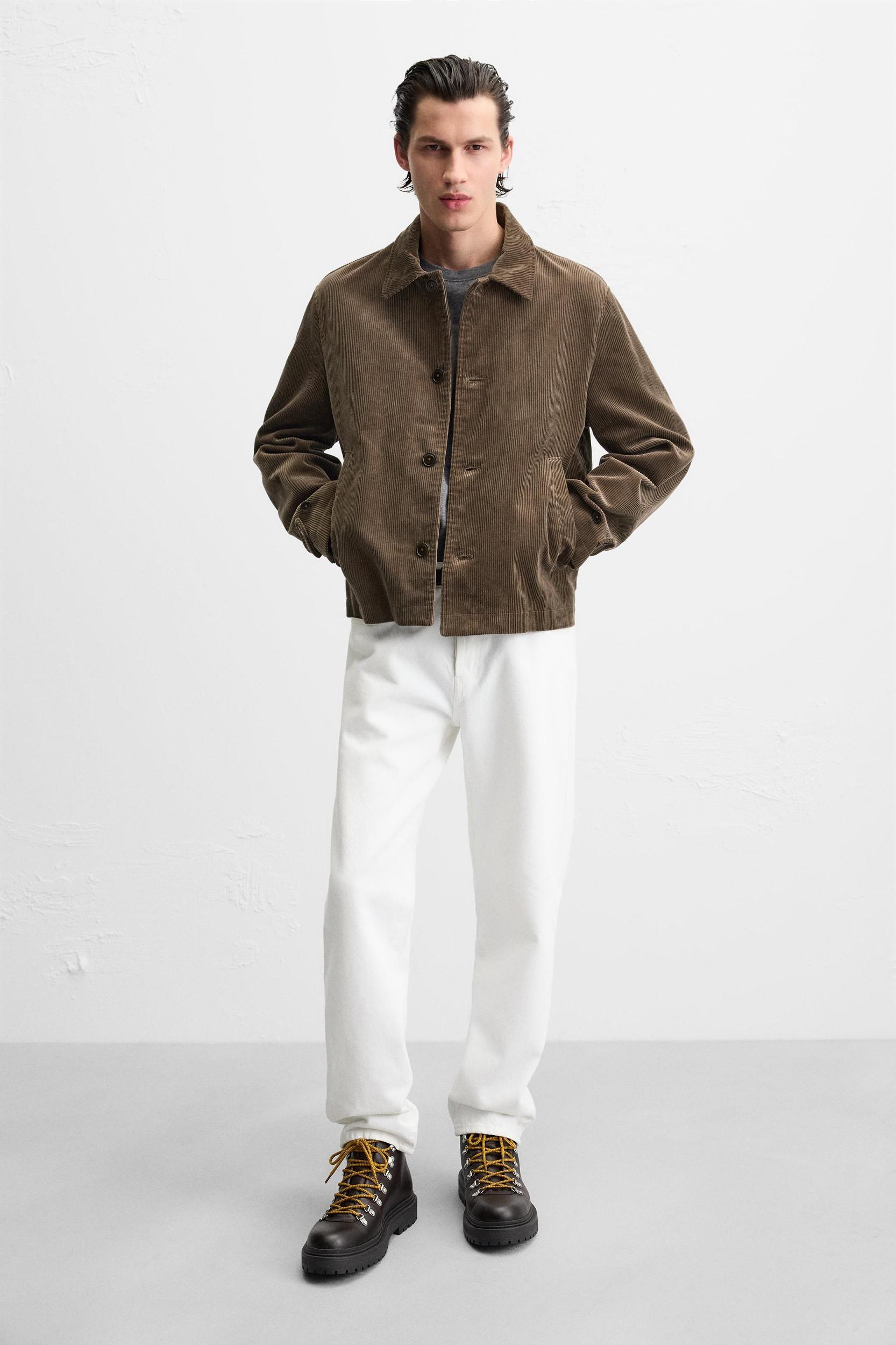 LACED LEATHER BOOTS Product Image