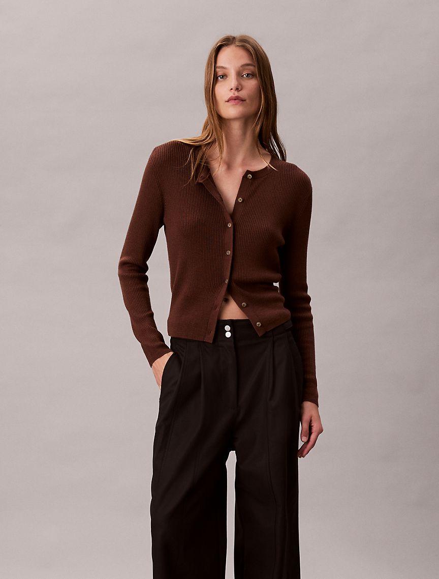 Adjustable Wide Leg Chino Pants Product Image